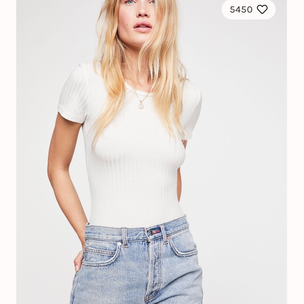 Baby Rib Tee by free people xs